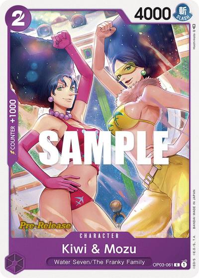 Kiwi & Mozu OP03-061 Pillars of Strength Pre-Release Cards Card
