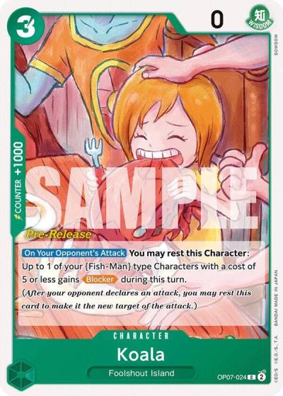 Koala OP07-024 500 Years in the Future Pre-Release Cards Card