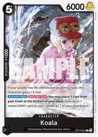 Koala OP13-081 Carrying On His Will Card