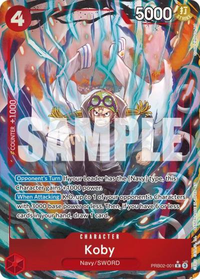 Koby (Alternate Art) PRB02-001 Premium Booster -The Best- Vol. 2 Card
