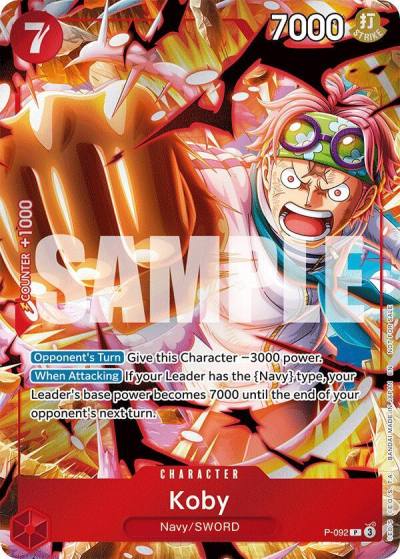 Koby (Event Pack Vol. 7) P-092 One Piece Promotion Cards Card