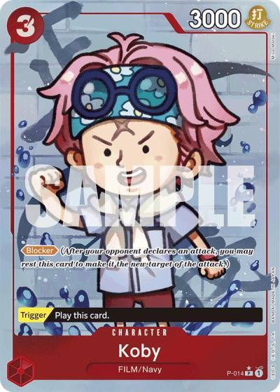 Koby (Full Art) P-014 Premium Booster -The Best- Card