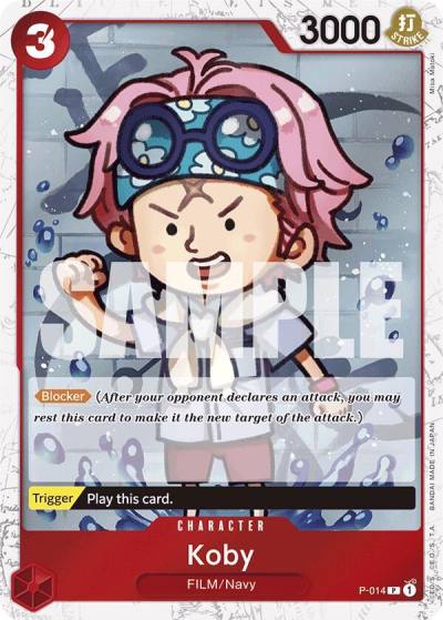 Koby (Jolly Roger Foil) P-014 Premium Booster -The Best- Card