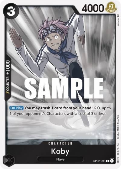 Koby OP02-098 Paramount War Card
