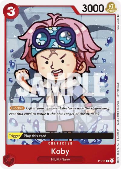 Koby (One Piece Film Red) P-014 One Piece Promotion Cards Card