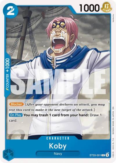 Koby ST33-001 Starter Deck 33: BLUE Kuzan Card