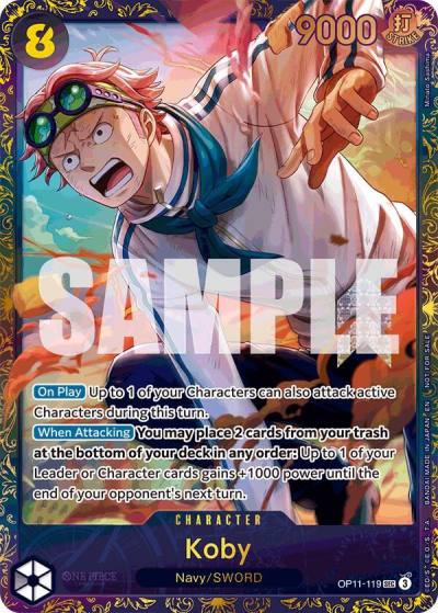 Koby (Treasure Cup August 2025) OP11-119 One Piece Promotion Cards Card