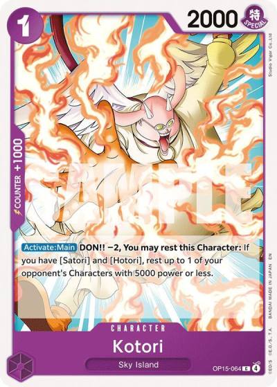 Kotori OP15-064 Adventure on Kami's Island Card