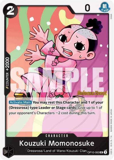 Kouzuki Momonosuke (083) OP10-083 Royal Blood Release Event Cards Card