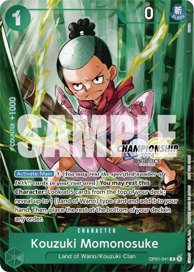 Kouzuki Momonosuke (CS 2024 Celebration Pack) OP01-041 One Piece Promotion Cards Card