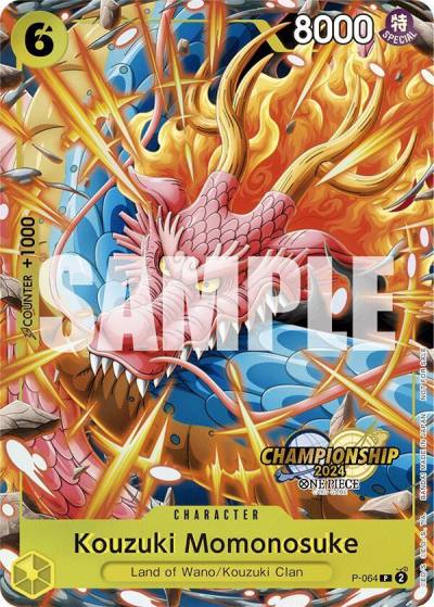 Kouzuki Momonosuke (CS 2024 Event Pack) P-064 One Piece Promotion Cards Card