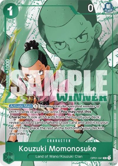 Kouzuki Momonosuke (Winner Pack Vol. 7) OP01-041 One Piece Promotion Cards Card