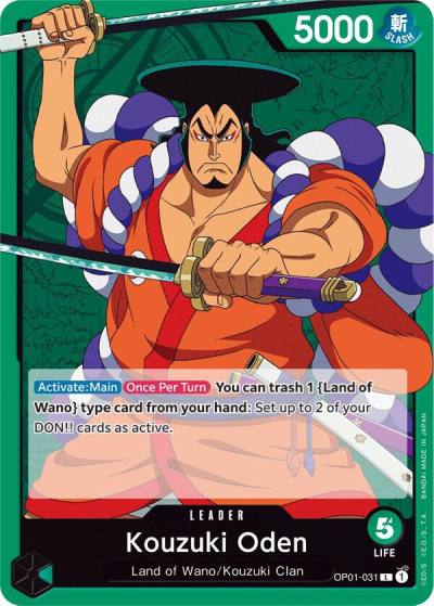 Kouzuki Oden OP01-031 Romance Dawn Card