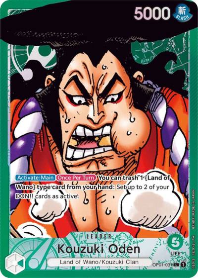Kouzuki Oden (Parallel) OP01-031 Romance Dawn Card