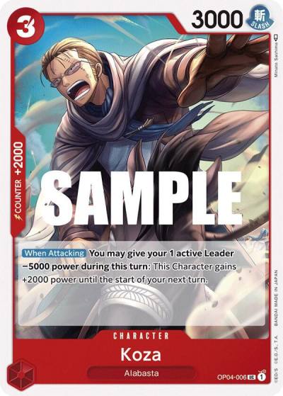 Koza OP04-006 Kingdoms of Intrigue Card