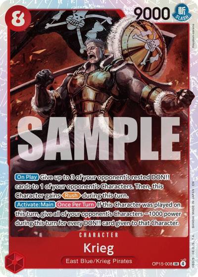 Krieg (OP15-008) OP15-008 Adventure on Kami's Island Card