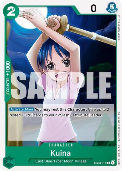 Kuina EB03-014 Extra Booster: One Piece Heroines Edition Card
