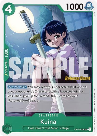 Kuina OP12-026 Legacy of the Master Release Event Cards Card