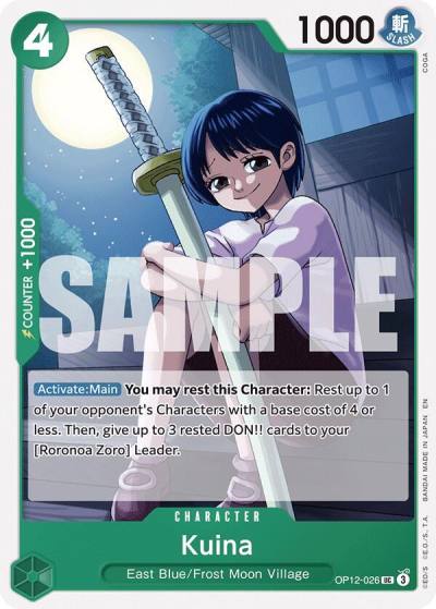 Kuina OP12-026 Legacy of the Master Card