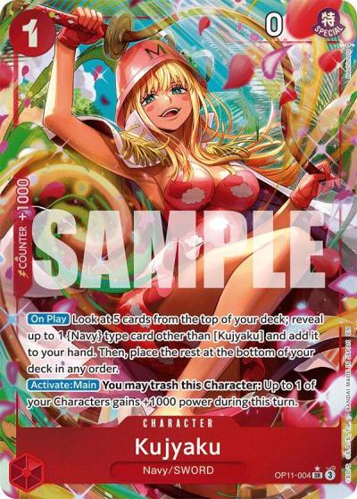 Kujyaku (Alternate Art) OP11-004 A Fist of Divine Speed Card