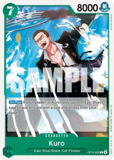 Kuro OP14-025 The Azure Sea's Seven Card