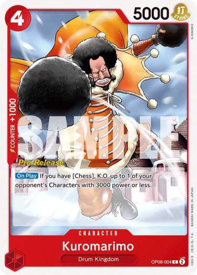 Kuromarimo OP08-004 Two Legends Pre-Release Cards Card