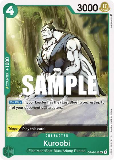 Kuroobi OP03-026 Pillars of Strength Card