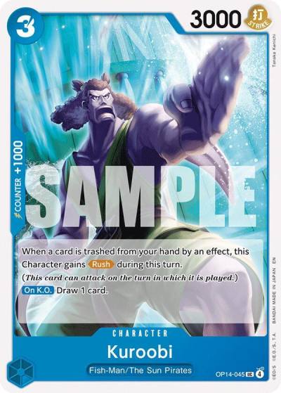 Kuroobi OP14-045 The Azure Sea's Seven Card