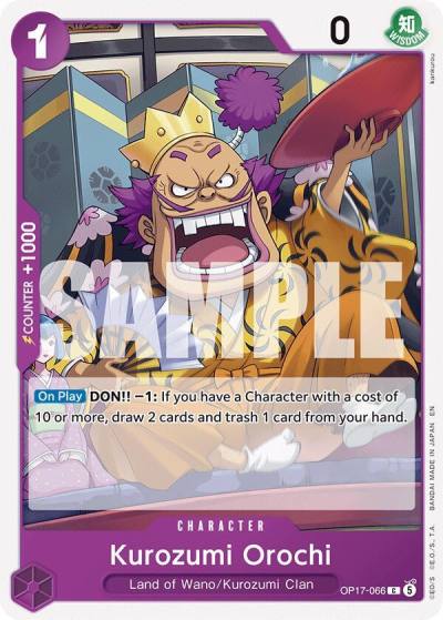 Kurozumi Orochi OP17-066 The World's Strongest Warriors Card
