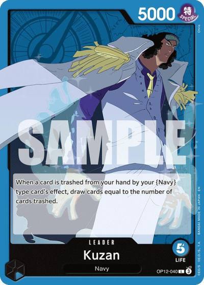 Kuzan (040) OP12-040 Legacy of the Master Card