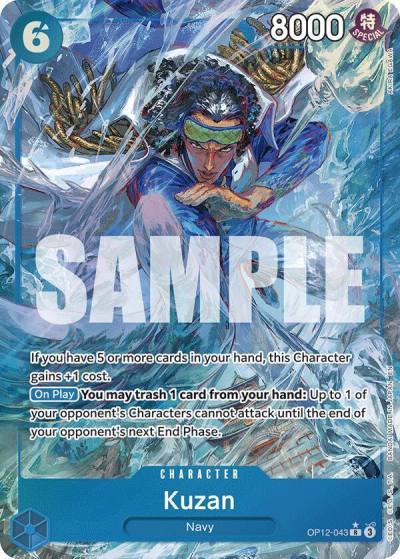 Kuzan (043) (Alternate Art) OP12-043 Legacy of the Master Card