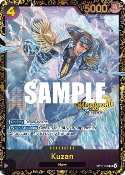 Kuzan (Championship 2023) OP02-096 One Piece Promotion Cards Card