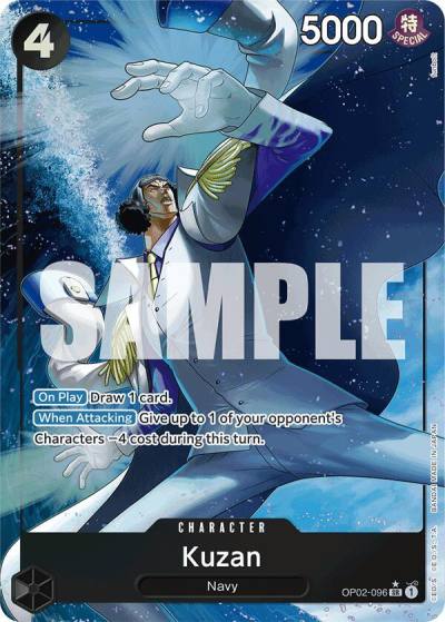 Kuzan (OP02-096) (Alternate Art) OP02-096 Premium Booster -The Best- Card