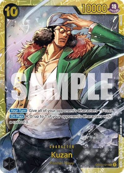 Kuzan (OP02-121) (Reprint) OP02-121 Premium Booster -The Best- Card