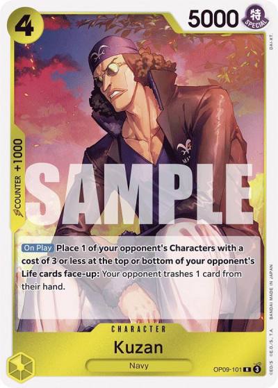 Kuzan OP09-101 Emperors in the New World Card