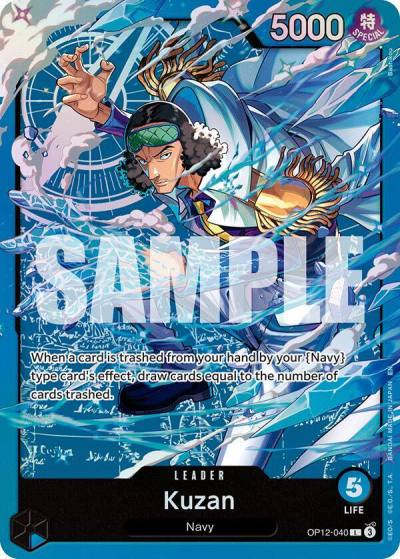 Kuzan (OP12-040) OP12-040 Starter Deck 33: BLUE Kuzan Card