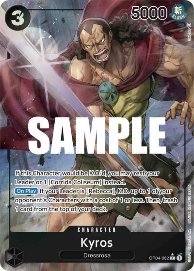 Kyros (Alternate Art) OP04-082 Kingdoms of Intrigue Card