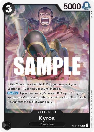 Kyros OP04-082 Kingdoms of Intrigue Card