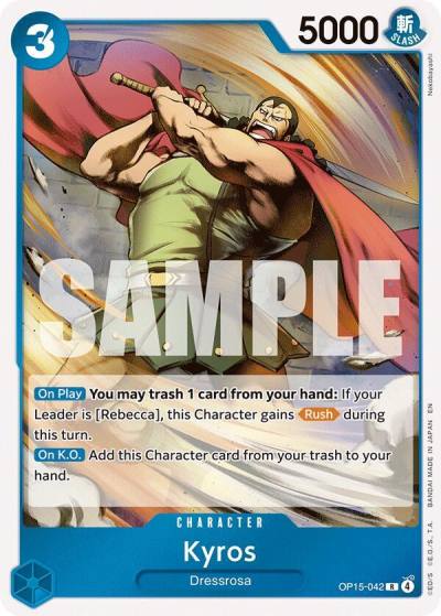 Kyros OP15-042 Adventure on Kami's Island Card