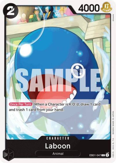 Laboon (047) EB01-047 Extra Booster: Memorial Collection Card