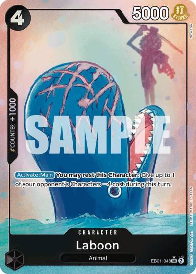 Laboon (048) (Alternate Art) EB01-048 Extra Booster: Memorial Collection Card