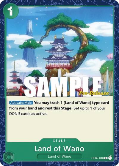 Land of Wano OP02-048 Paramount War Pre-Release Cards Card