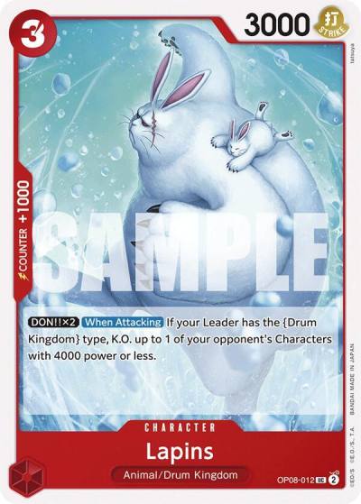 Lapins OP08-012 Two Legends Card