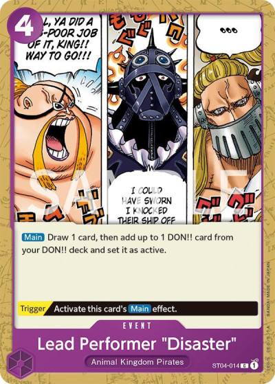 Lead Performer "Disaster" ST04-014 Revision Pack Cards Card