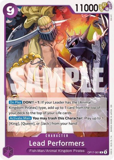 Lead Performers OP17-061 The World's Strongest Warriors Card