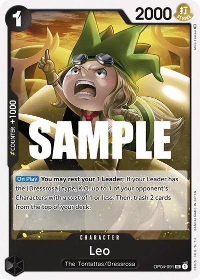 Leo OP04-091 Kingdoms of Intrigue Card