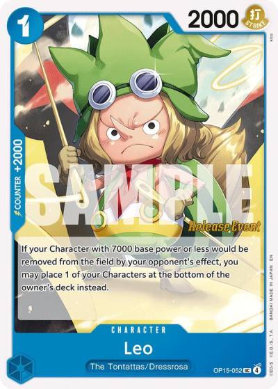 Leo OP15-052 Adventure on Kami's Island Release Event Cards Card