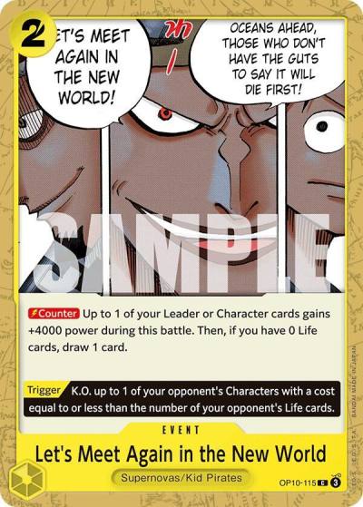 Let's Meet Again in the New World OP10-115 Royal Blood Card