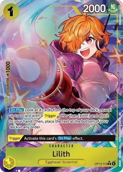 Lilith (Alternate Art) OP13-113 Carrying On His Will Card