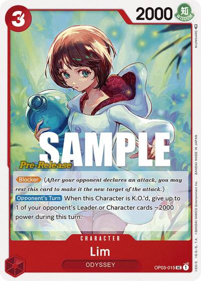 Lim OP03-015 Pillars of Strength Pre-Release Cards Card